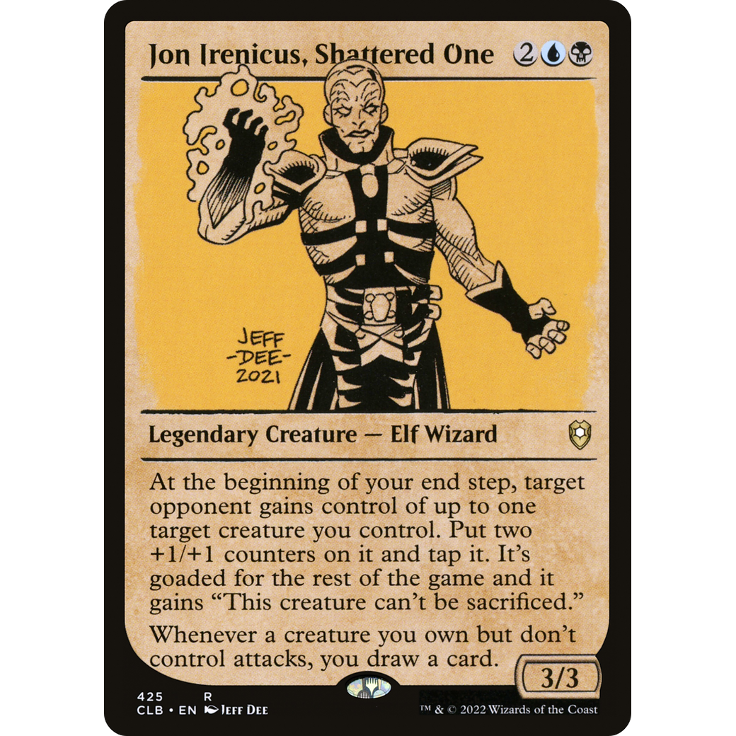Jon Irenicus, Shattered One (CLB-425) - Commander Legends: Battle for Baldur's Gate: (Showcase) Foil