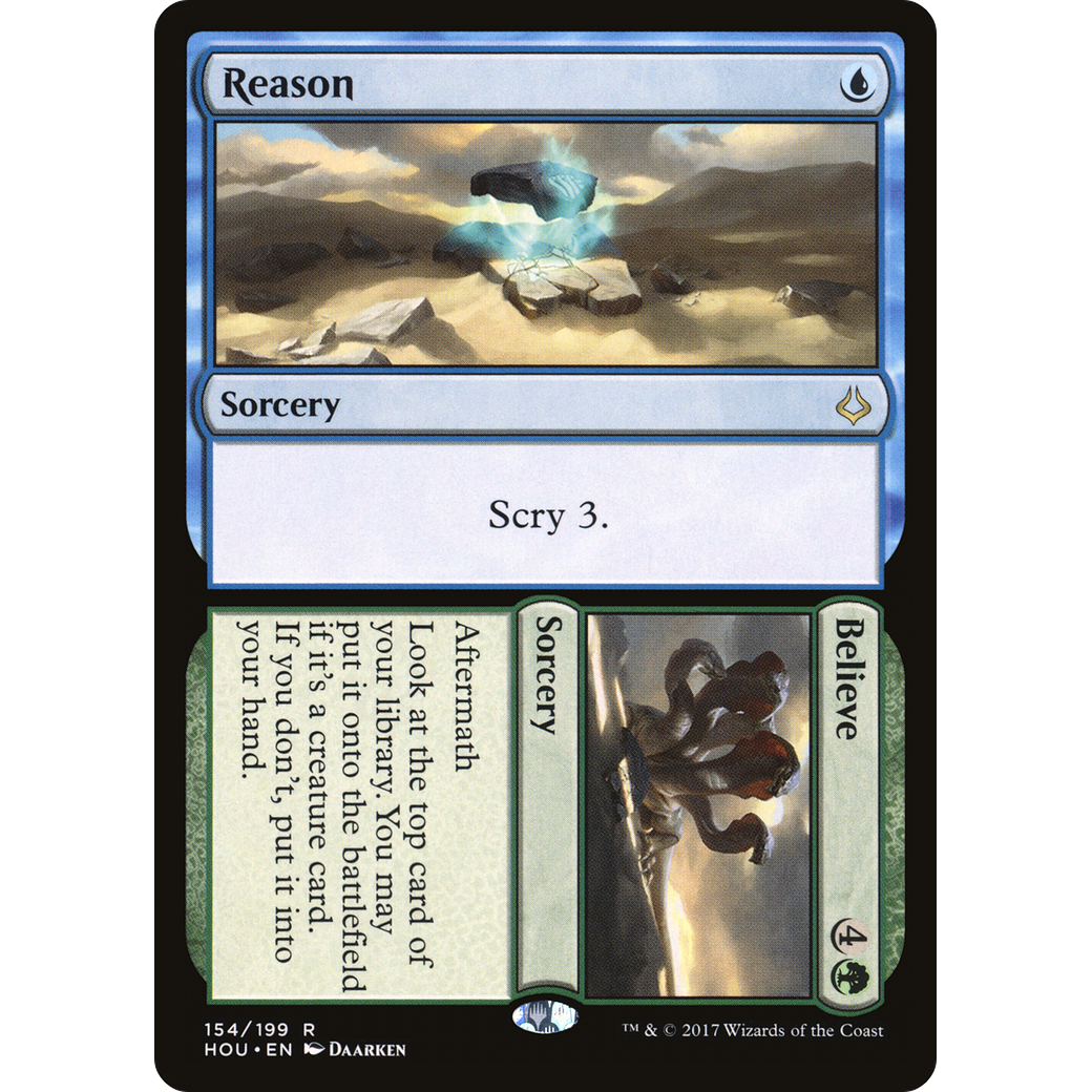 Reason // Believe (HOU-154) - Hour of Devastation Foil