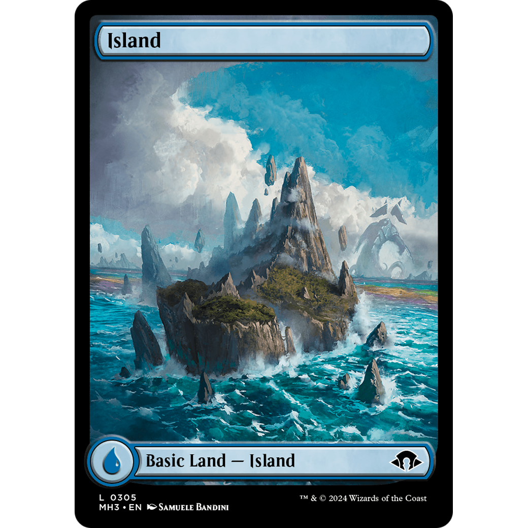 Island (MH3-305) - Modern Horizons 3 Foil