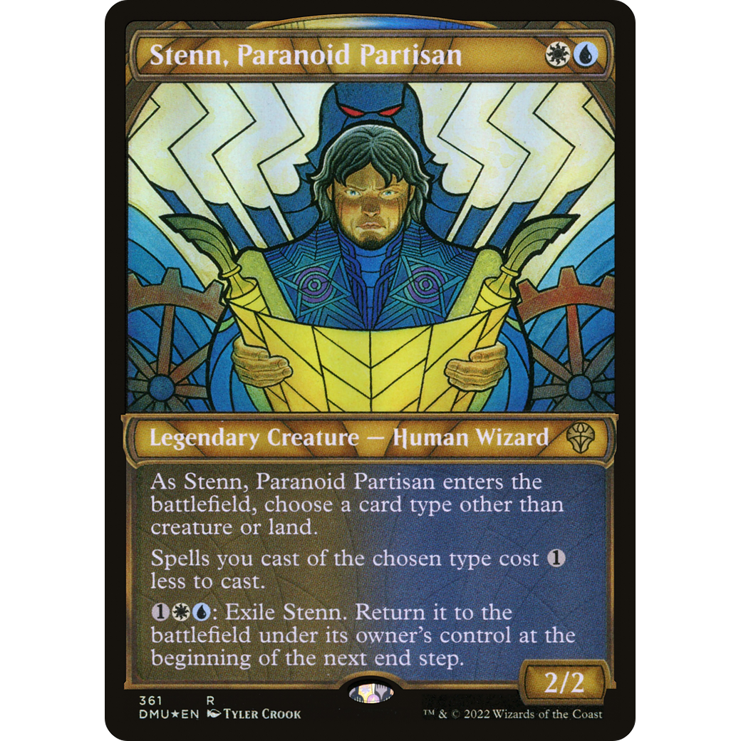 Stenn, Paranoid Partisan (Textured Foil) (DMU-361) - Dominaria United: (Showcase) Foil