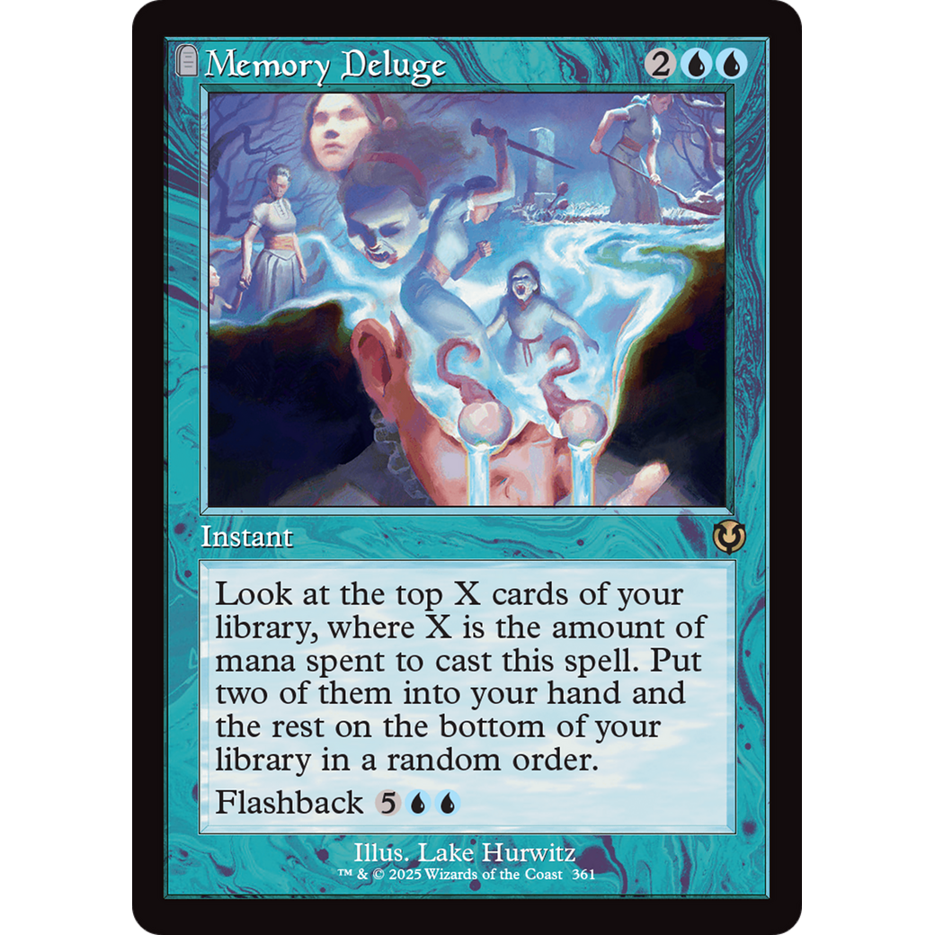 Memory Deluge (INR-361) - Innistrad Remastered: (tombstone)