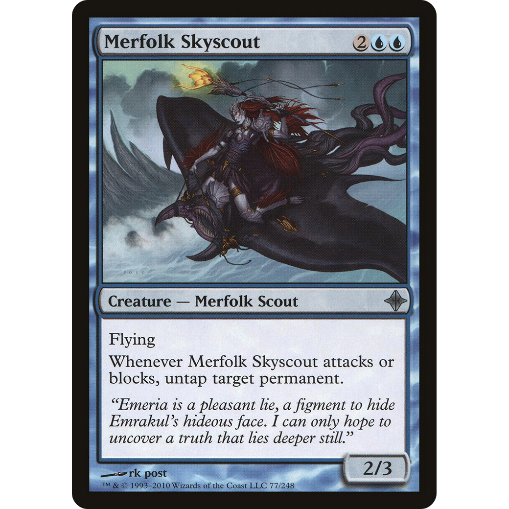 Merfolk Skyscout (ROE-077) - Rise of the Eldrazi Foil