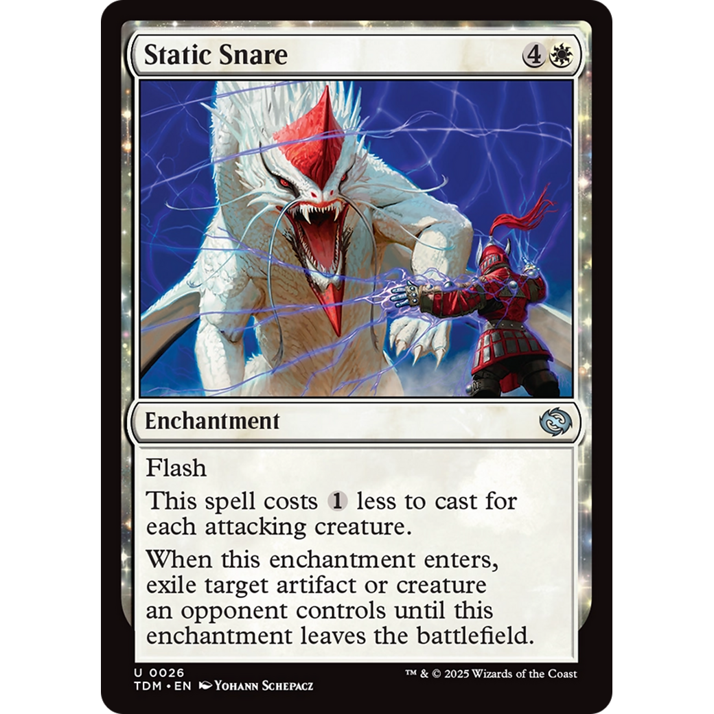 Static Snare (TDM-026) - Tarkir: Dragonstorm: (enchantment)