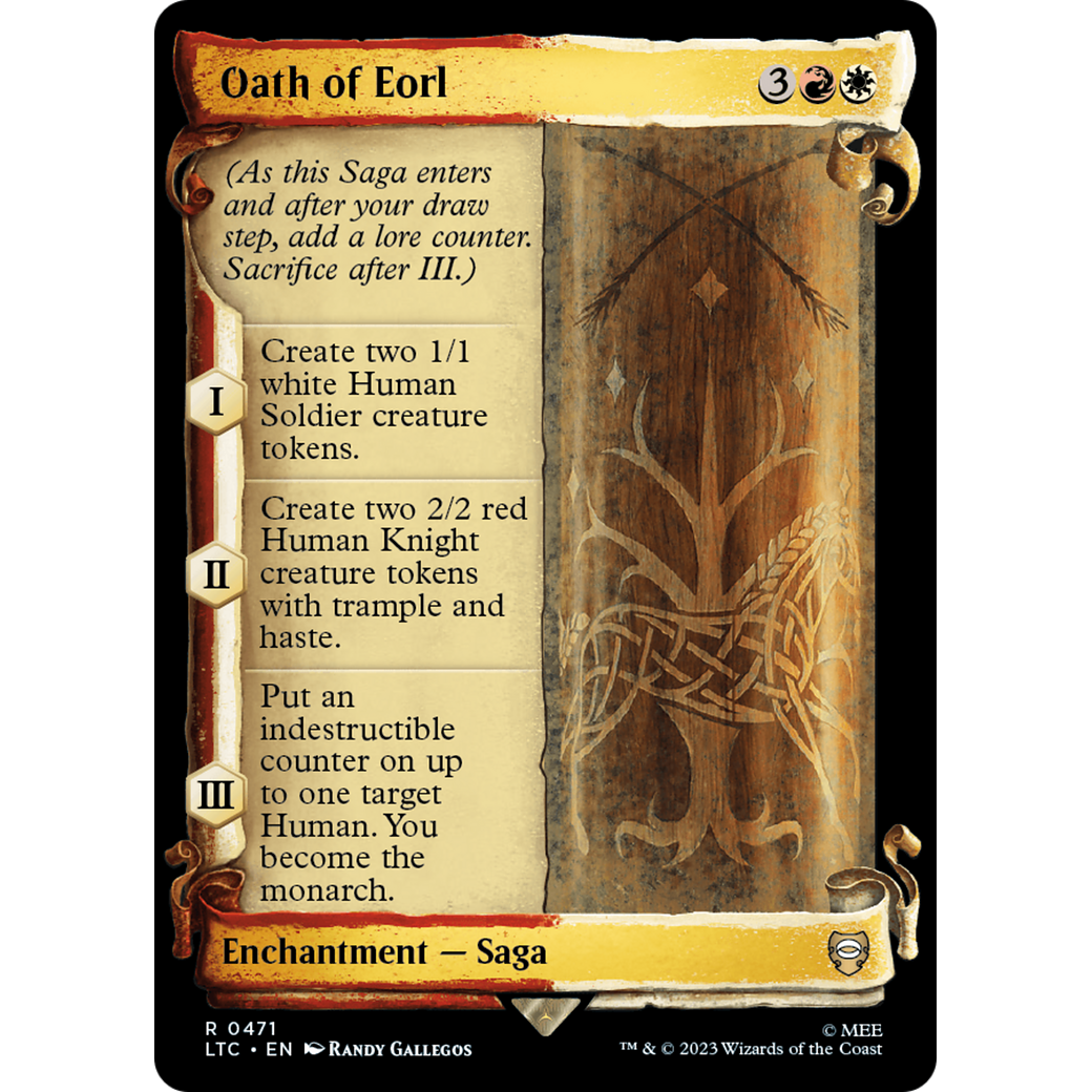 Oath of Eorl (LTC-471) - Tales of Middle-earth Commander: (Showcase)