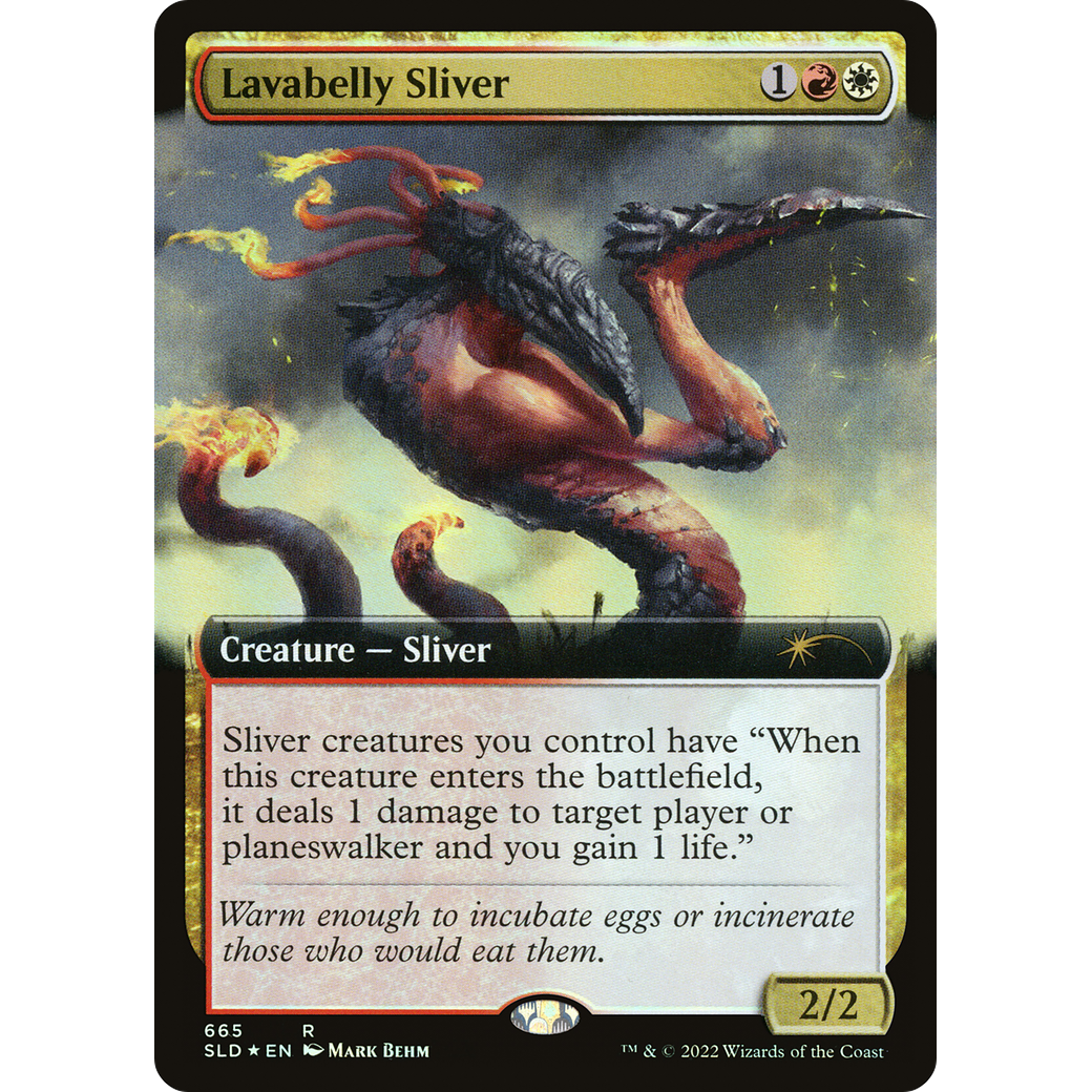 Lavabelly Sliver (Extended Art) (SLD-665) - Secret Lair Drop: (Extended Art) Foil