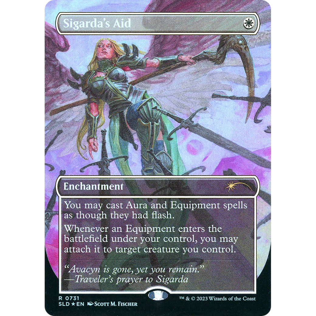 Sigarda's Aid (SLD-731) - Secret Lair Drop Foil