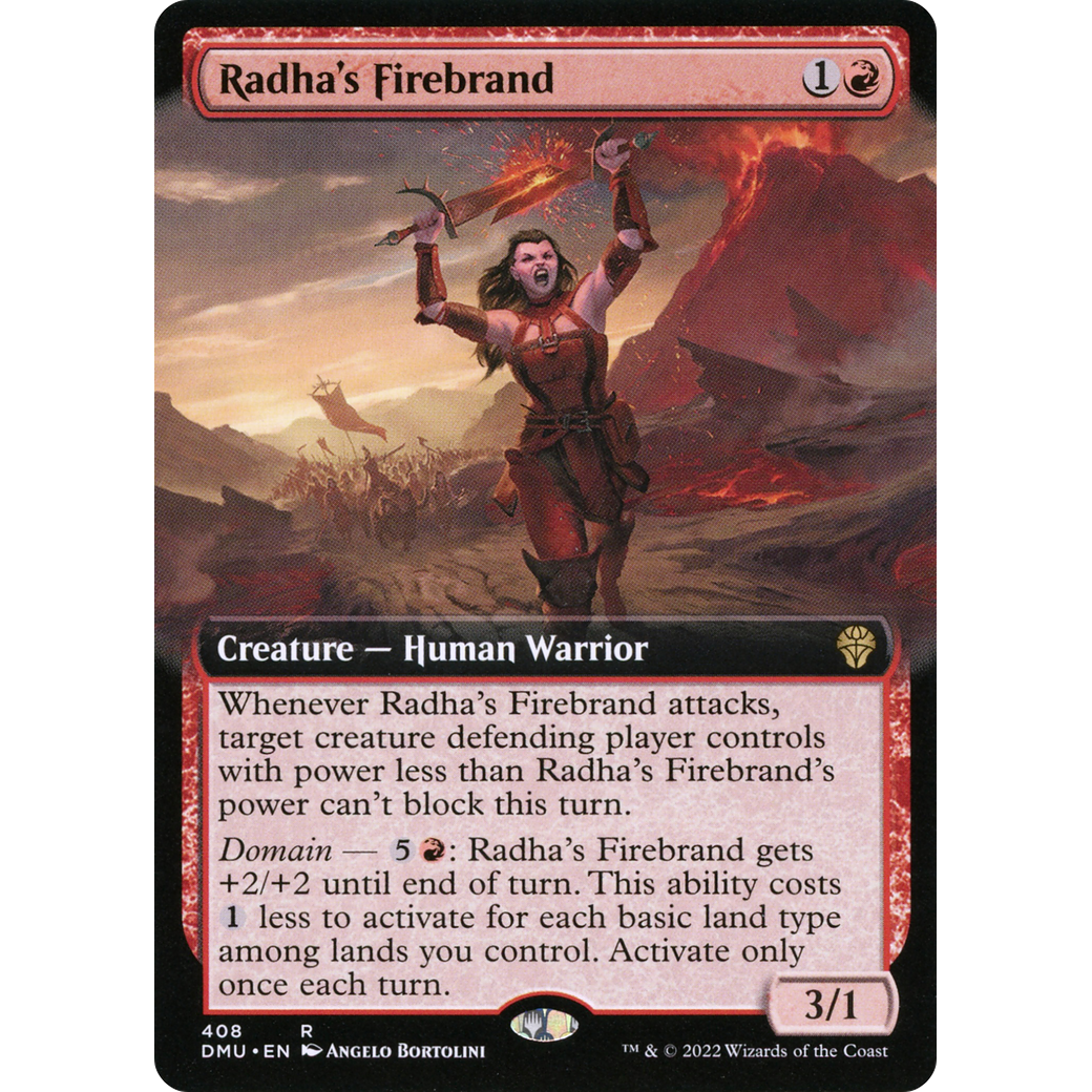 Radha's Firebrand (Extended Art) (DMU-408) - Dominaria United: (Extended Art)