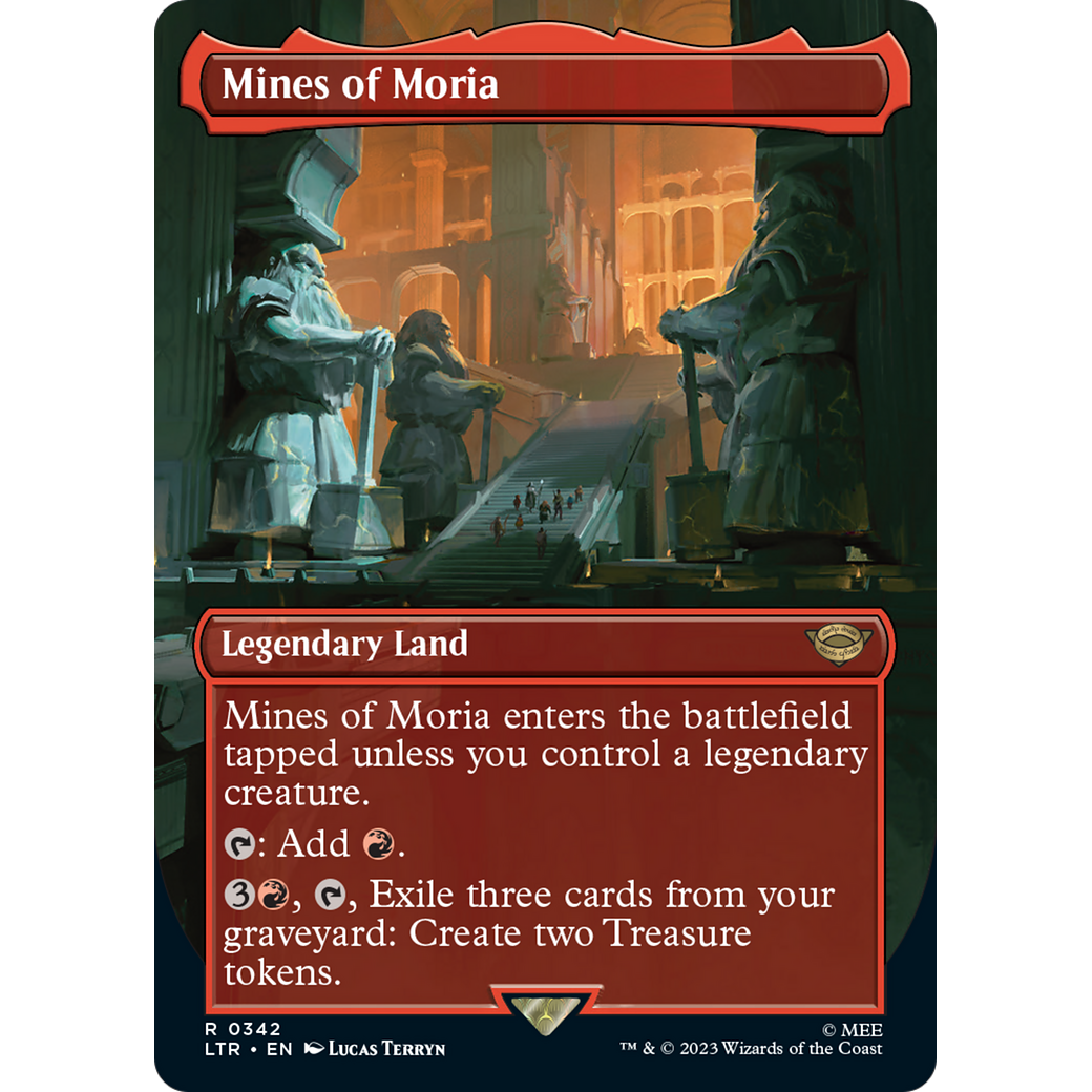 Mines of Moria (LTR-342) - The Lord of the Rings: Tales of Middle-earth (Borderless) Foil
