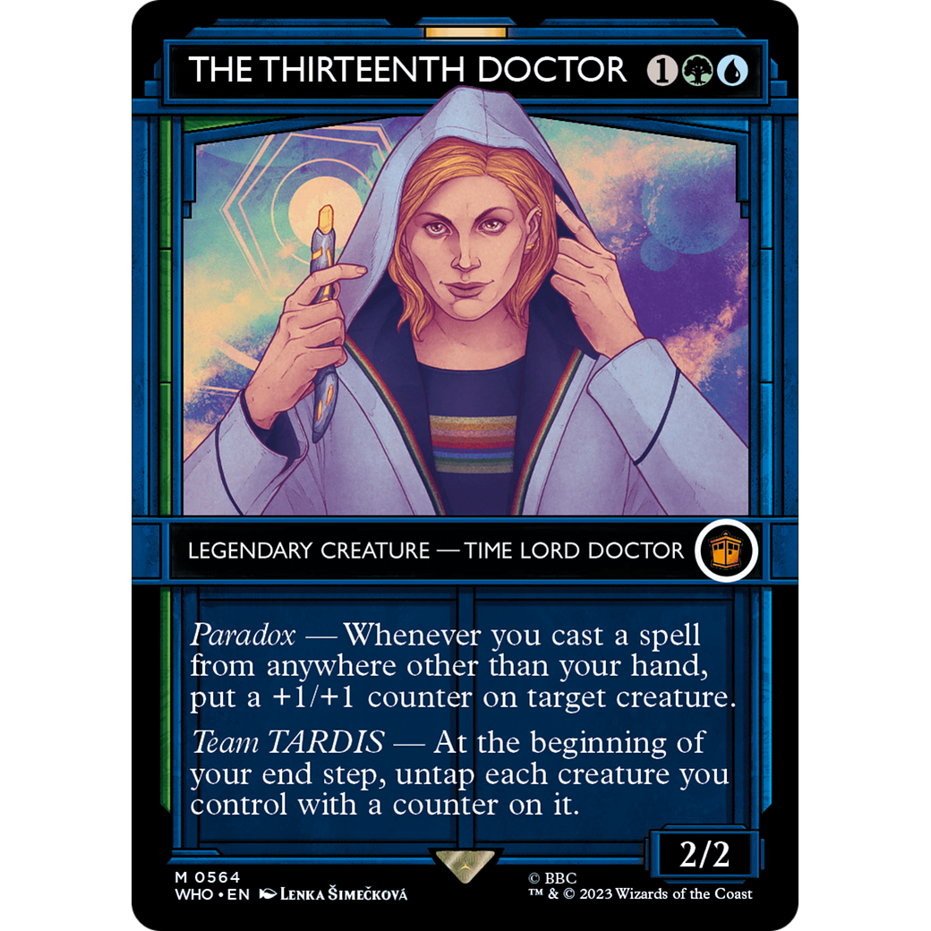 The Thirteenth Doctor (Showcase) (WHO-564) - Doctor Who: (Showcase) (Borderless) Foil