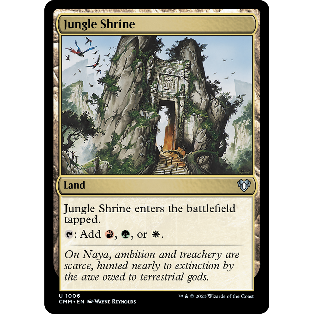 Jungle Shrine (CMM-1006) - Commander Masters