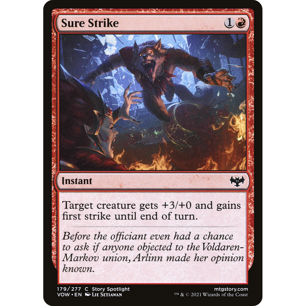 Sure Strike (VOW-179) - Innistrad: Crimson Vow