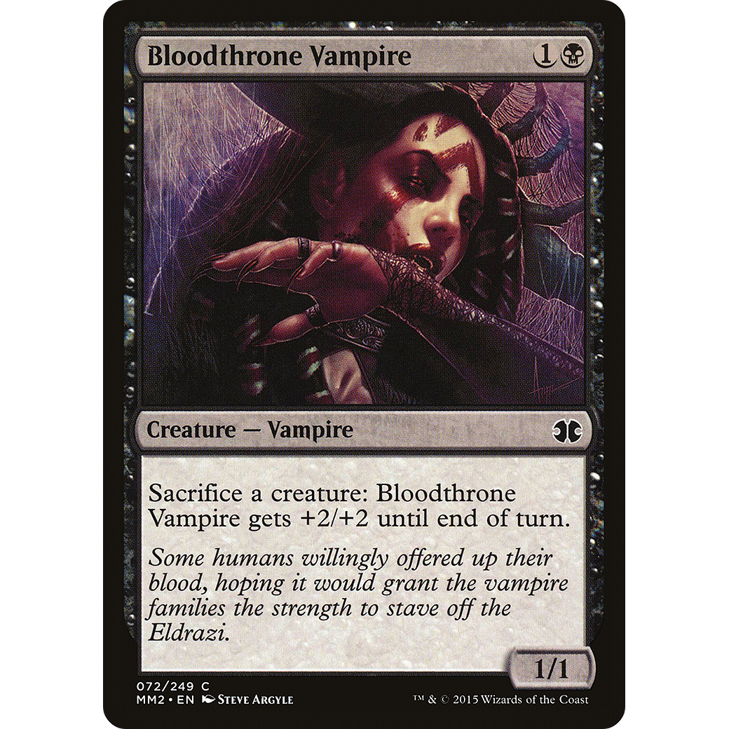 Bloodthrone Vampire (MM2-072) - Modern Masters 2015 Foil