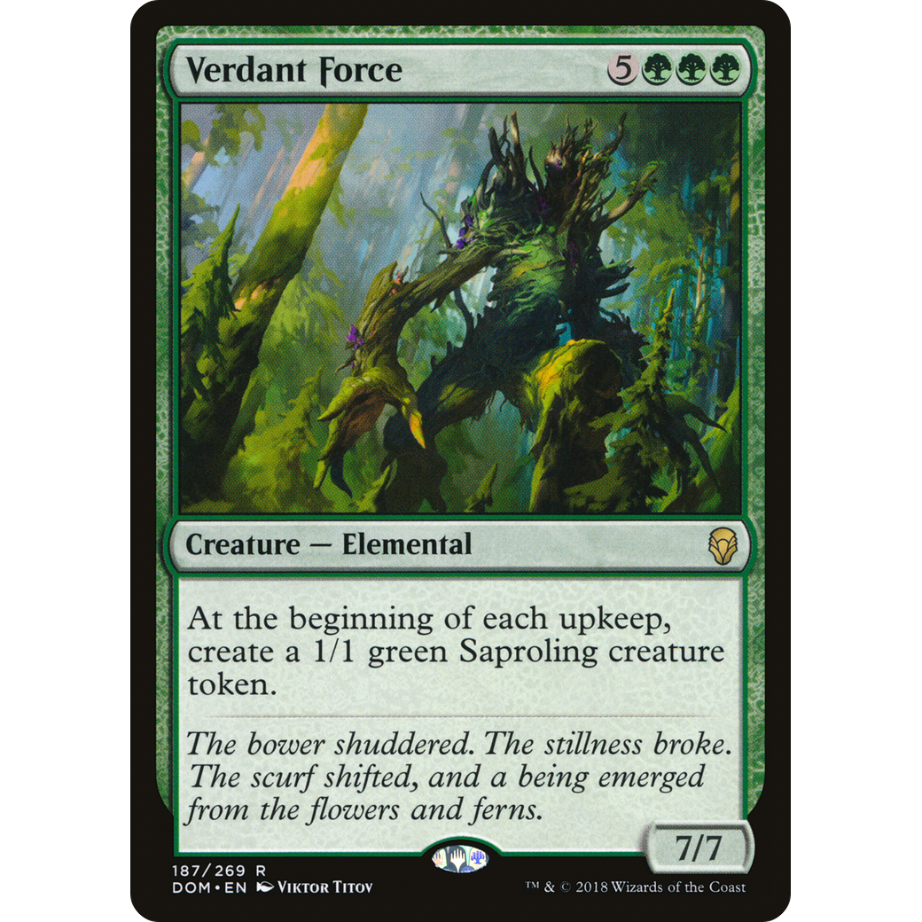 Verdant Force (DOM-187) - Dominaria