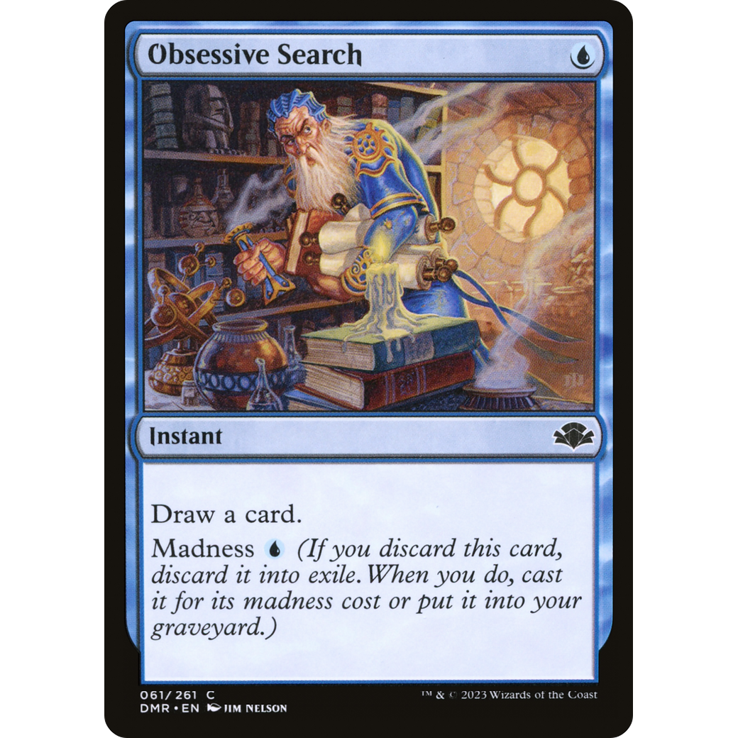 Obsessive Search (DMR-061) - Dominaria Remastered Foil