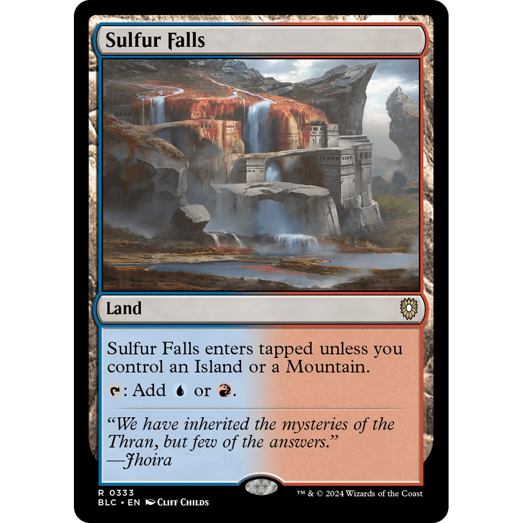 Sulfur Falls (BLC-333) - Bloomburrow Commander
