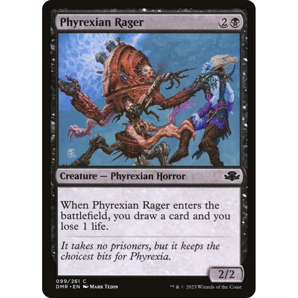 Phyrexian Rager (DMR-099) - Dominaria Remastered Foil