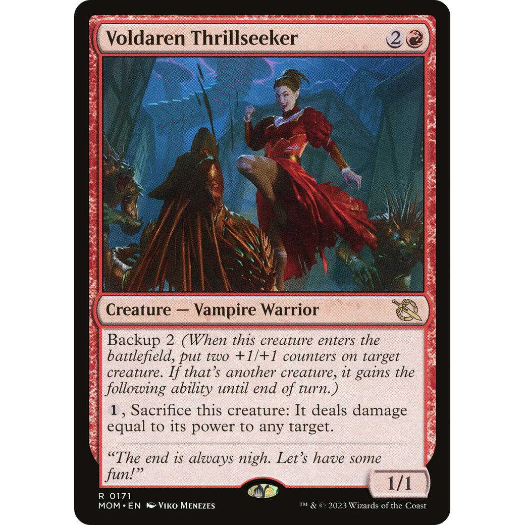Voldaren Thrillseeker (MOM-171) - March of the Machine Foil