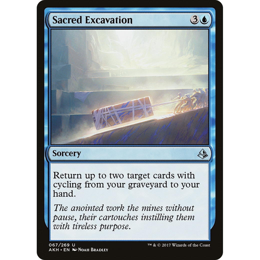 Sacred Excavation (AKH-067) - Amonkhet Foil