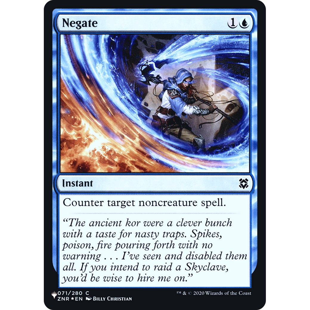 Negate (ZNR) (LIST-071) - The List Foil
