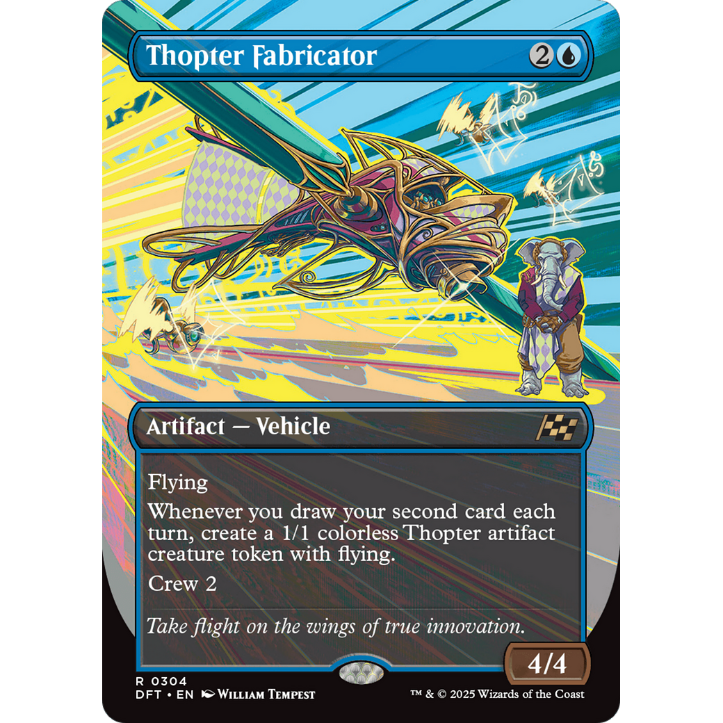 Thopter Fabricator (DFT-304) - Aetherdrift (Borderless) Foil
