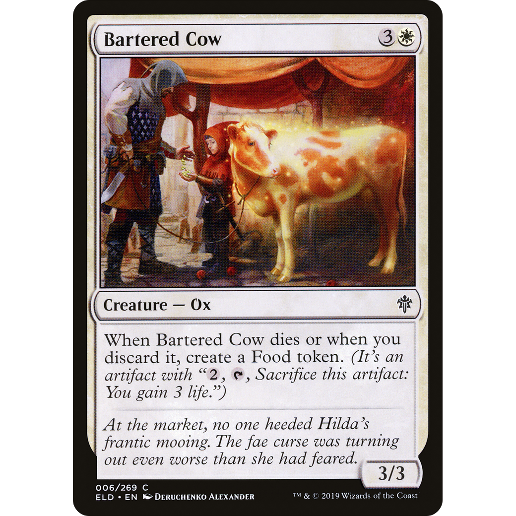 Bartered Cow (ELD-006) - Throne of Eldraine Foil