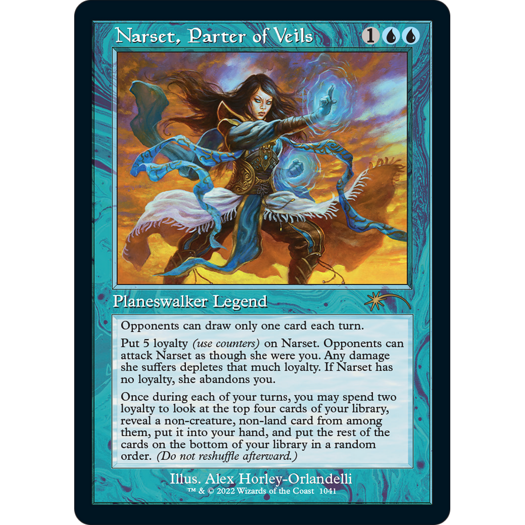 Narset, Parter of Veils (Retro Frame) (SLD-1041) - Secret Lair Drop Foil