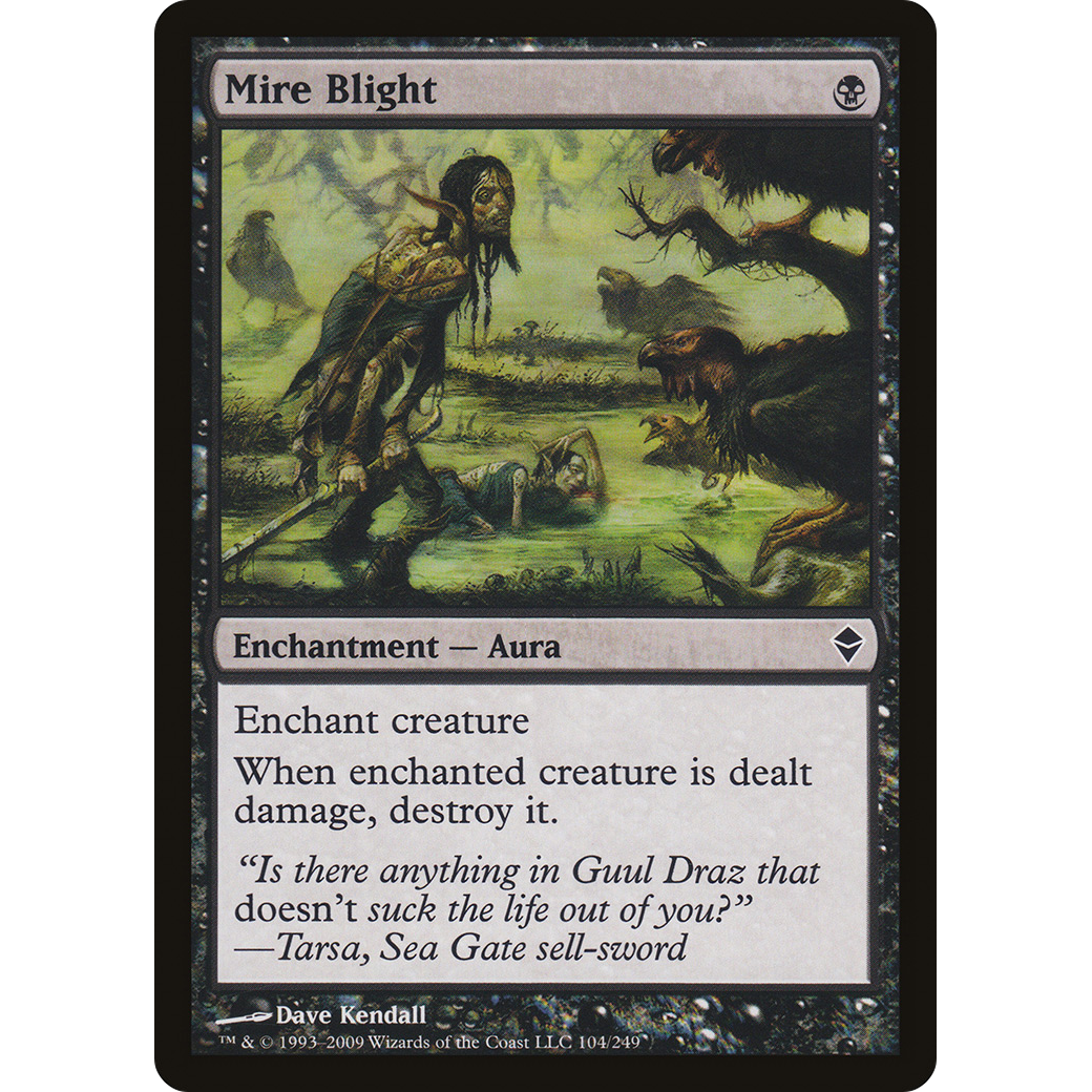 Mire Blight (ZEN-104) - Zendikar Foil
