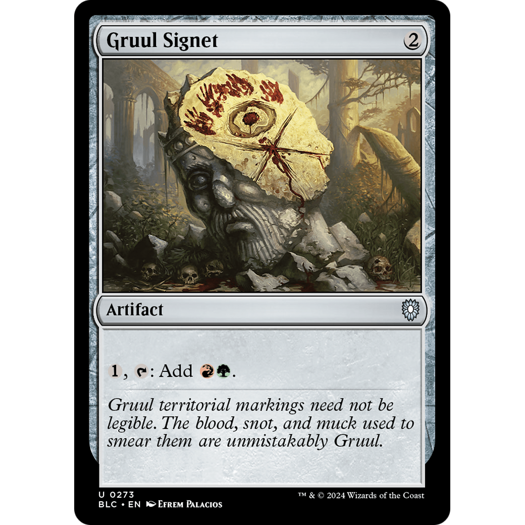 Gruul Signet (BLC-273) - Bloomburrow Commander