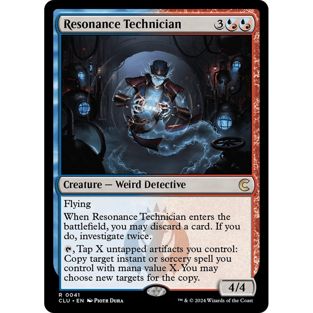 Resonance Technician (CLU-041) - Ravnica: Clue Edition