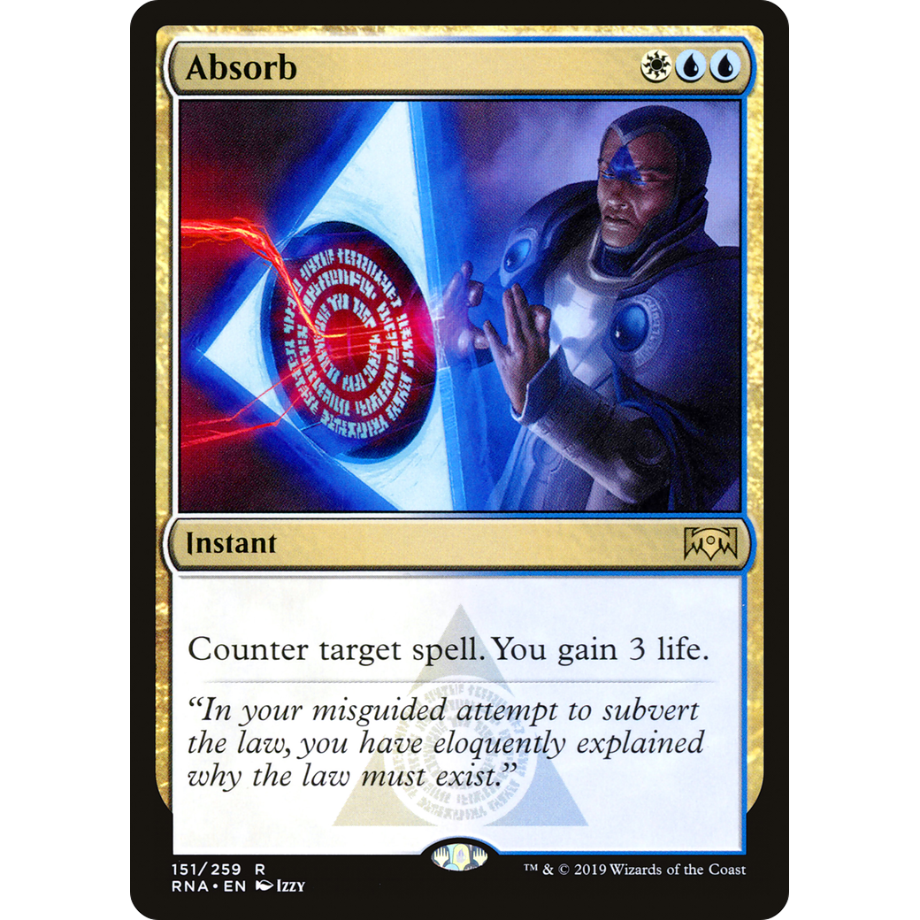 Absorb (RNA-151) - Ravnica Allegiance Foil