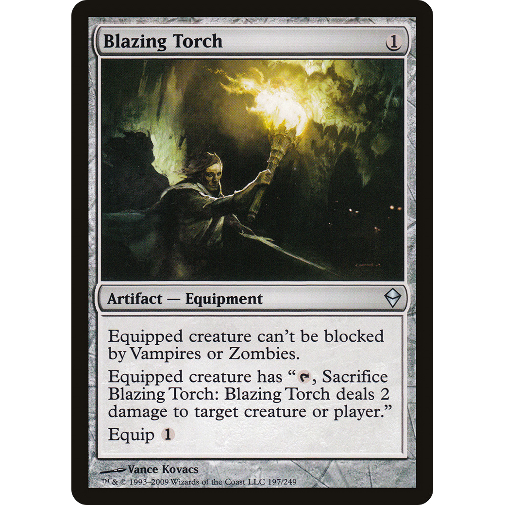 Blazing Torch (ZEN-197) - Zendikar Foil