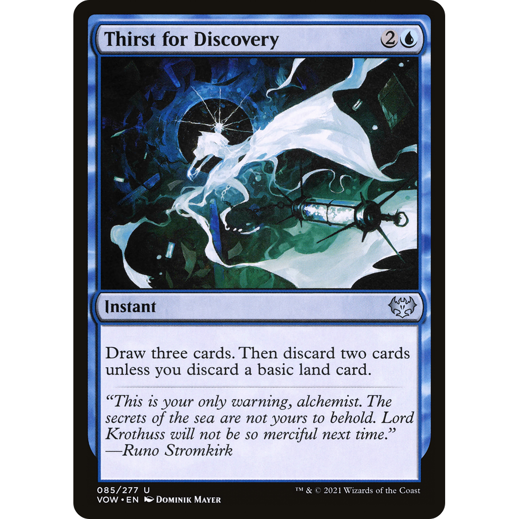 Thirst for Discovery (VOW-085) - Innistrad: Crimson Vow