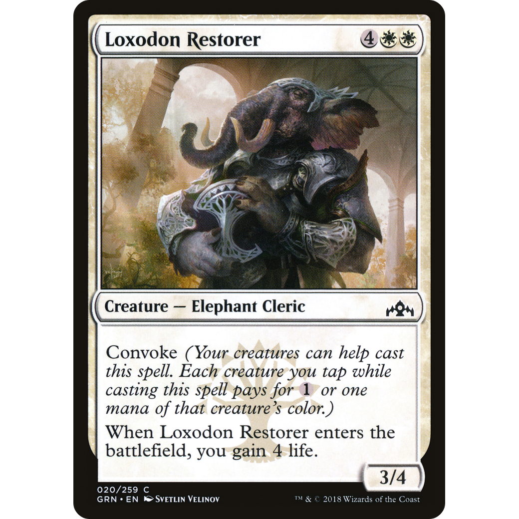 Loxodon Restorer (GRN-020) - Guilds of Ravnica Foil