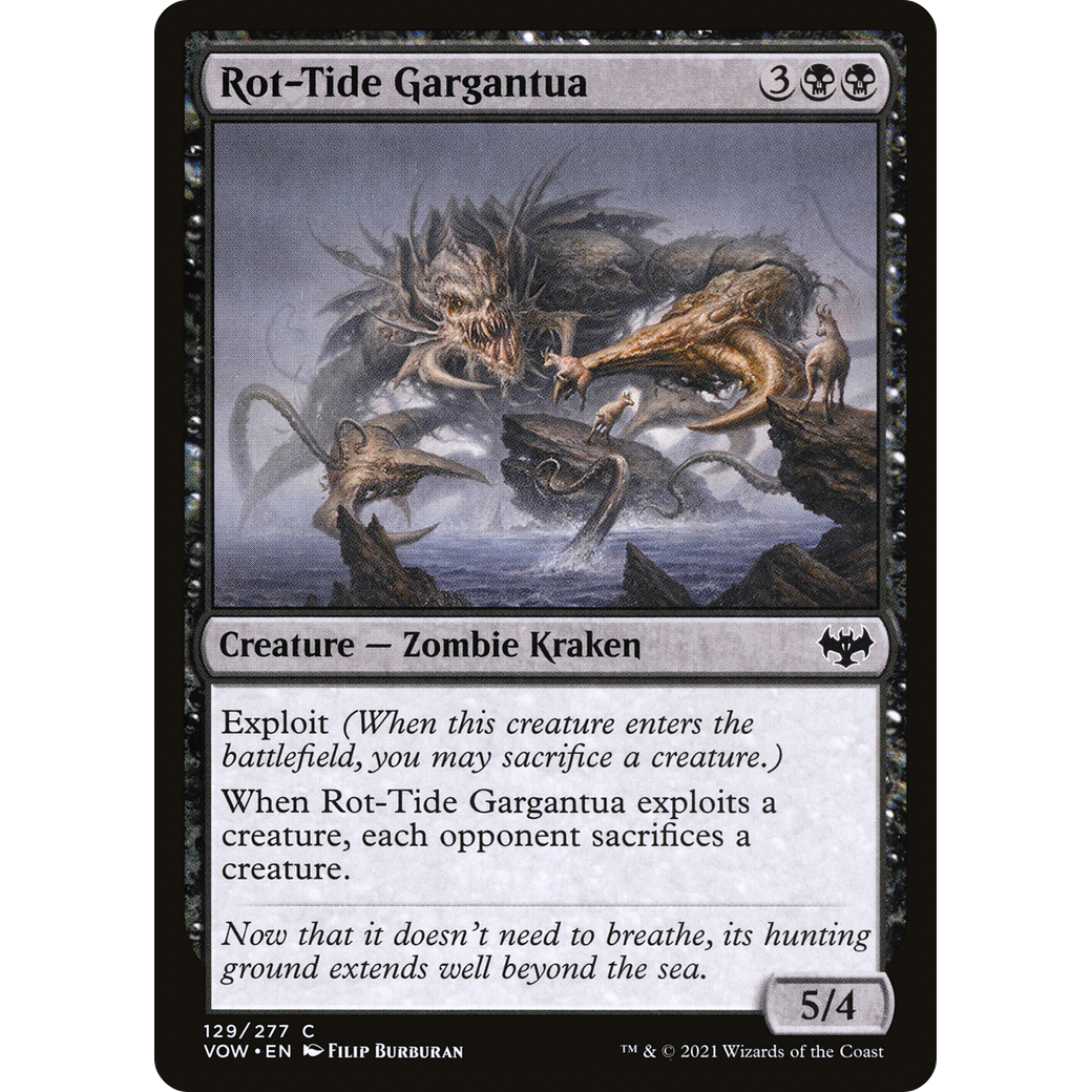 Rot-Tide Gargantua (VOW-129) - Innistrad: Crimson Vow Foil