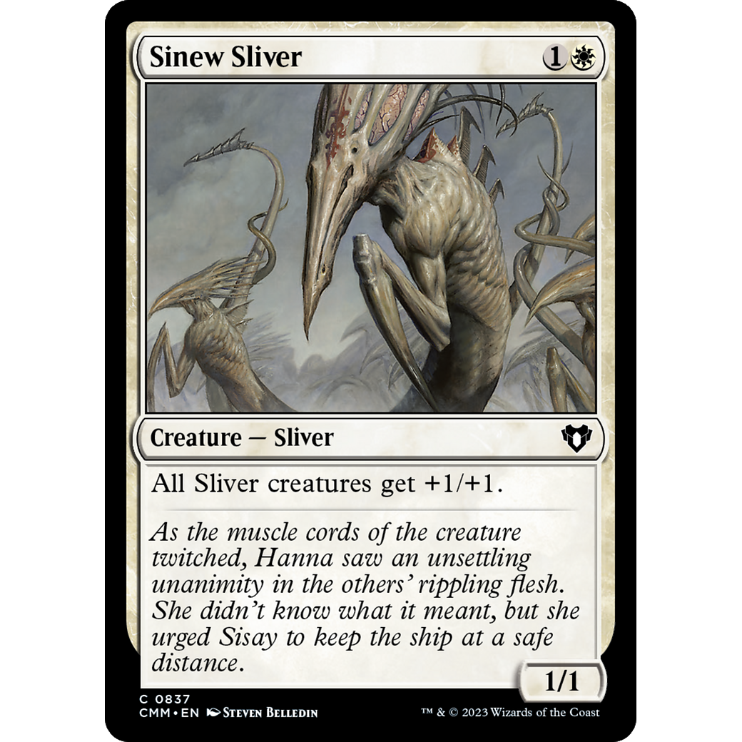 Sinew Sliver (CMM-837) - Commander Masters