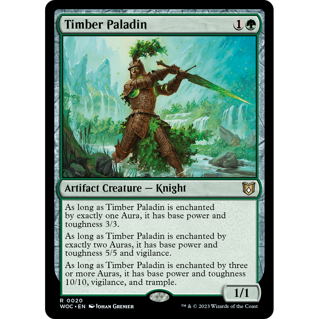 Timber Paladin (WOC-020) - Wilds of Eldraine Commander