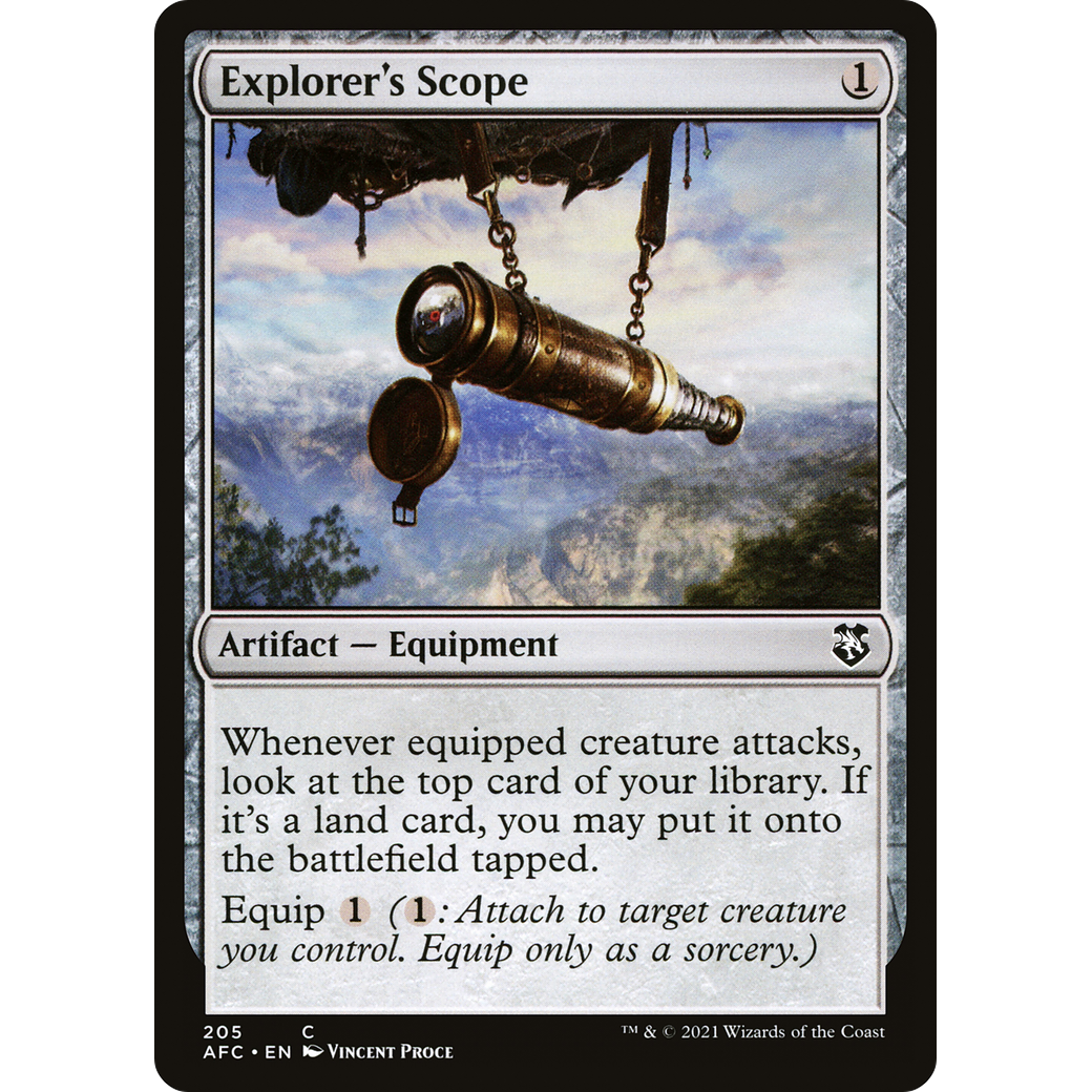 Explorer's Scope (AFC-205) - Forgotten Realms Commander