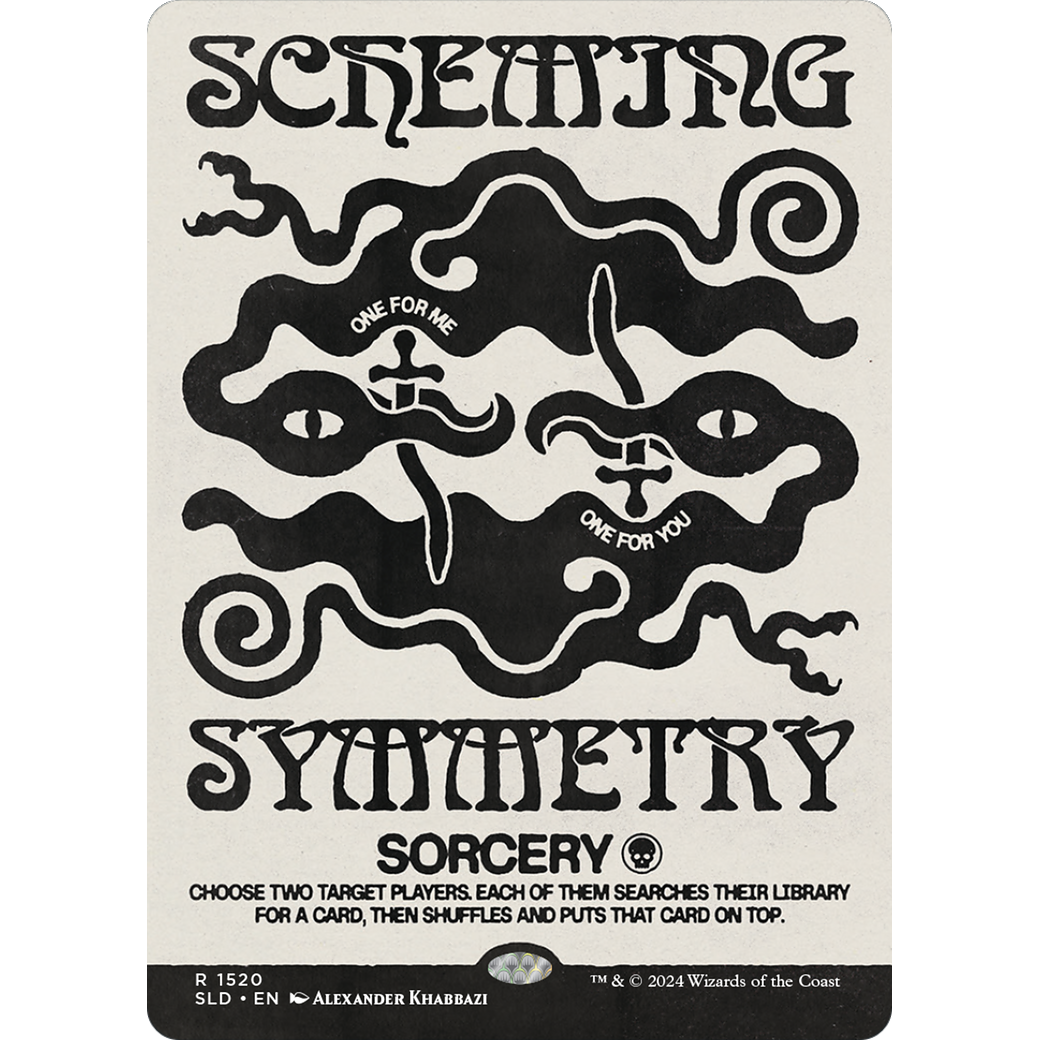 Scheming Symmetry (1520) (SLD-1520) - Secret Lair Drop (Borderless)