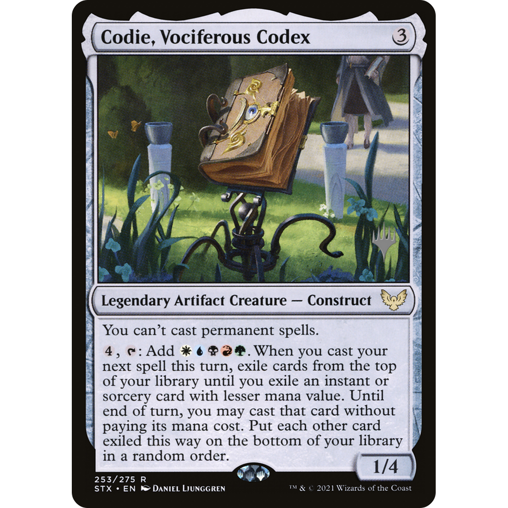 Codie, Vociferous Codex (PPSTX-253) - Strixhaven: School of Mages Promos
