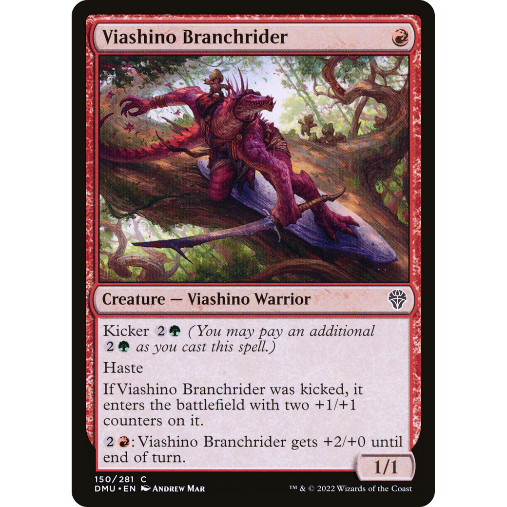 Viashino Branchrider (DMU-150) - Dominaria United Foil