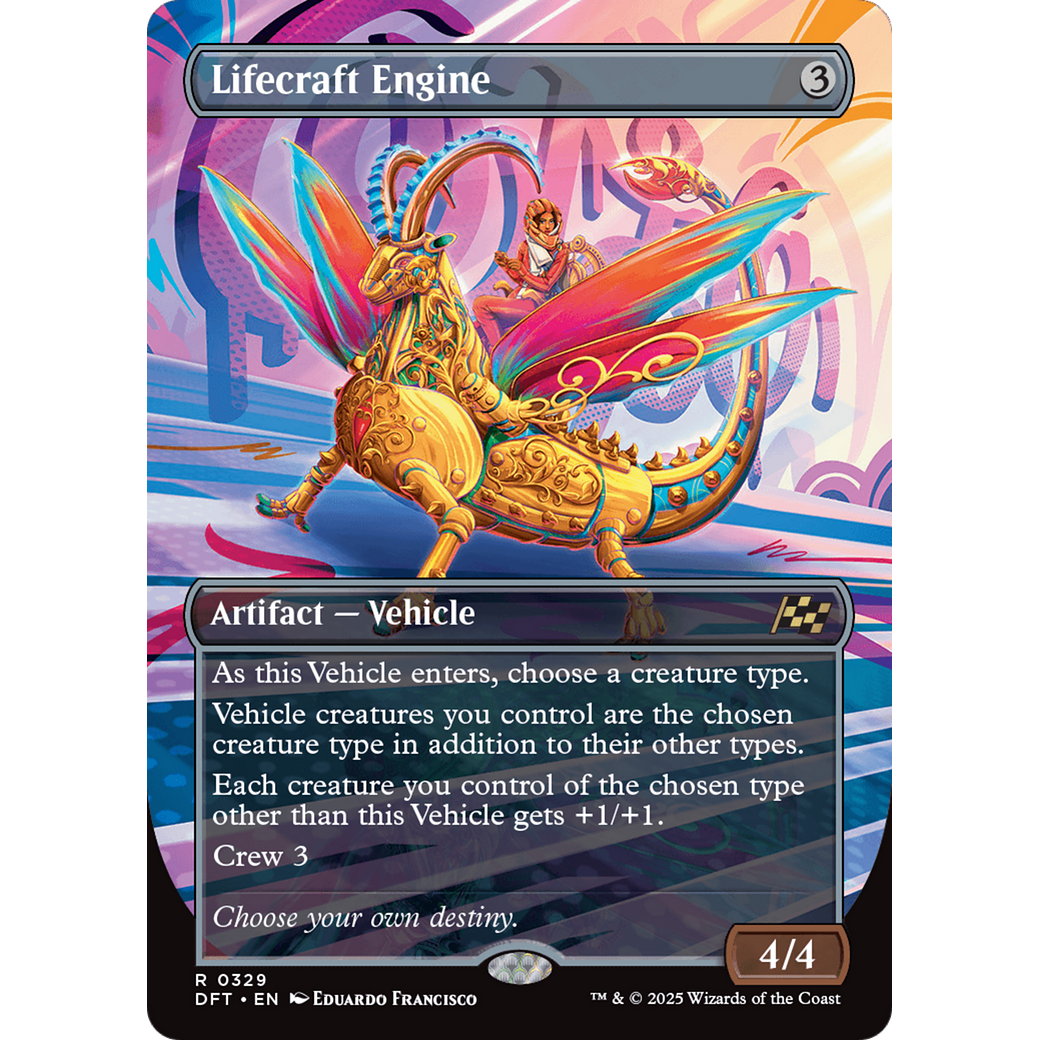 Lifecraft Engine (DFT-329) - Aetherdrift (Borderless) Foil