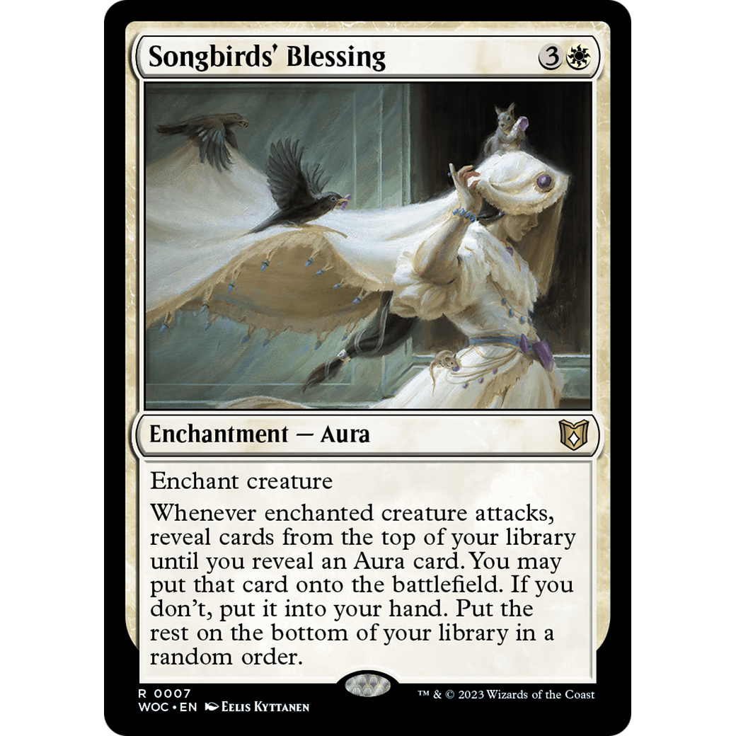 Songbirds' Blessing (WOC-007) - Wilds of Eldraine Commander