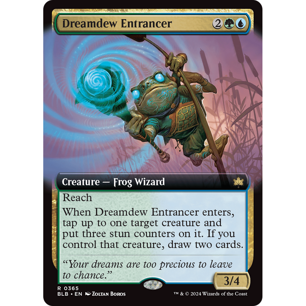 Dreamdew Entrancer (BLB-365) - Bloomburrow: (Extended Art) Foil
