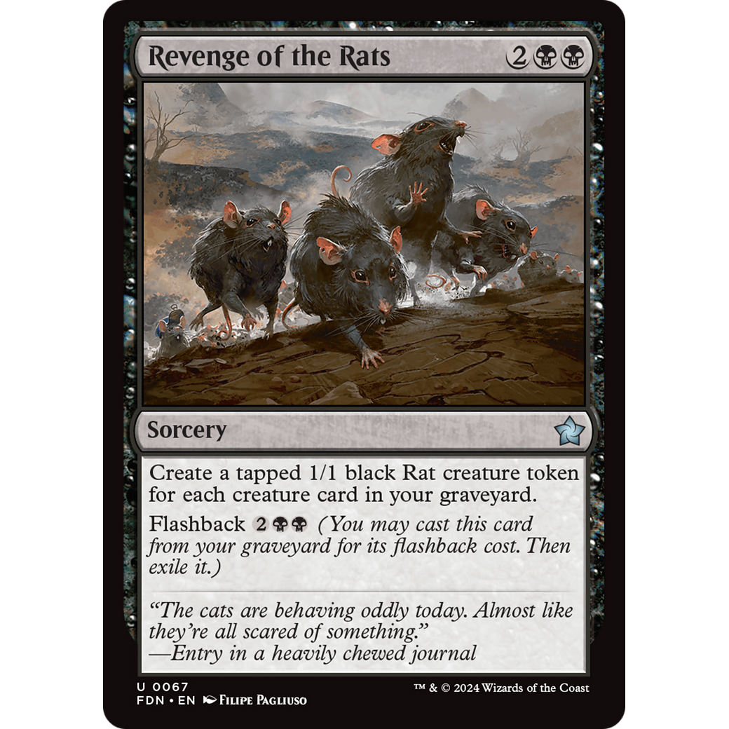 Revenge of the Rats (FDN-067) - Foundations Foil