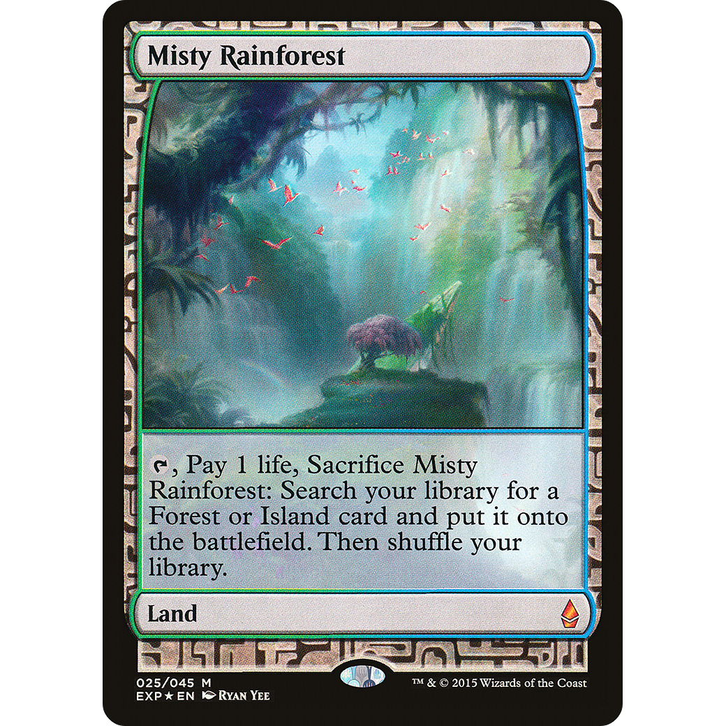 Misty Rainforest (EXP-025) - Zendikar Expeditions Foil