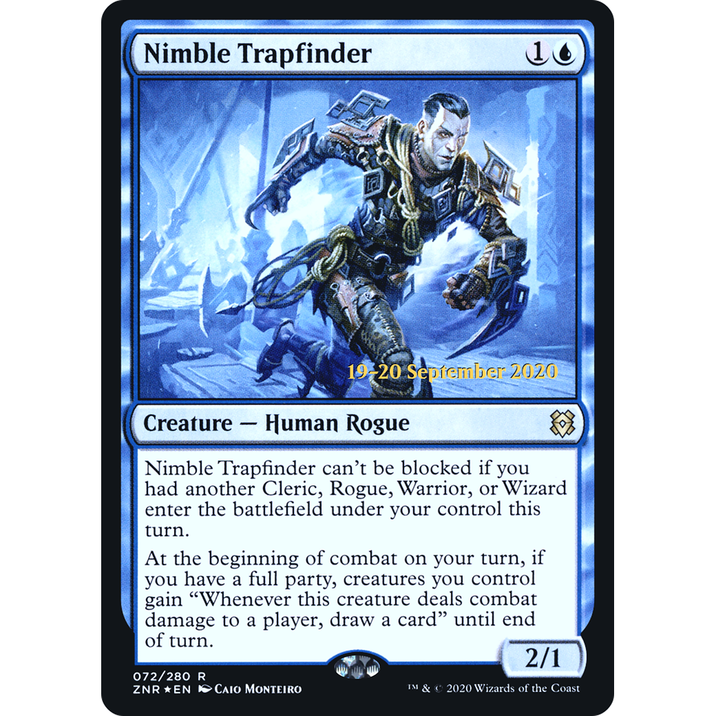 Nimble Trapfinder (PRE-072) - Zendikar Rising Promos Foil