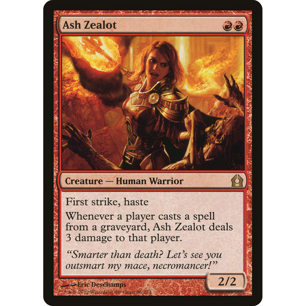 Ash Zealot (RTR-086) - Return to Ravnica