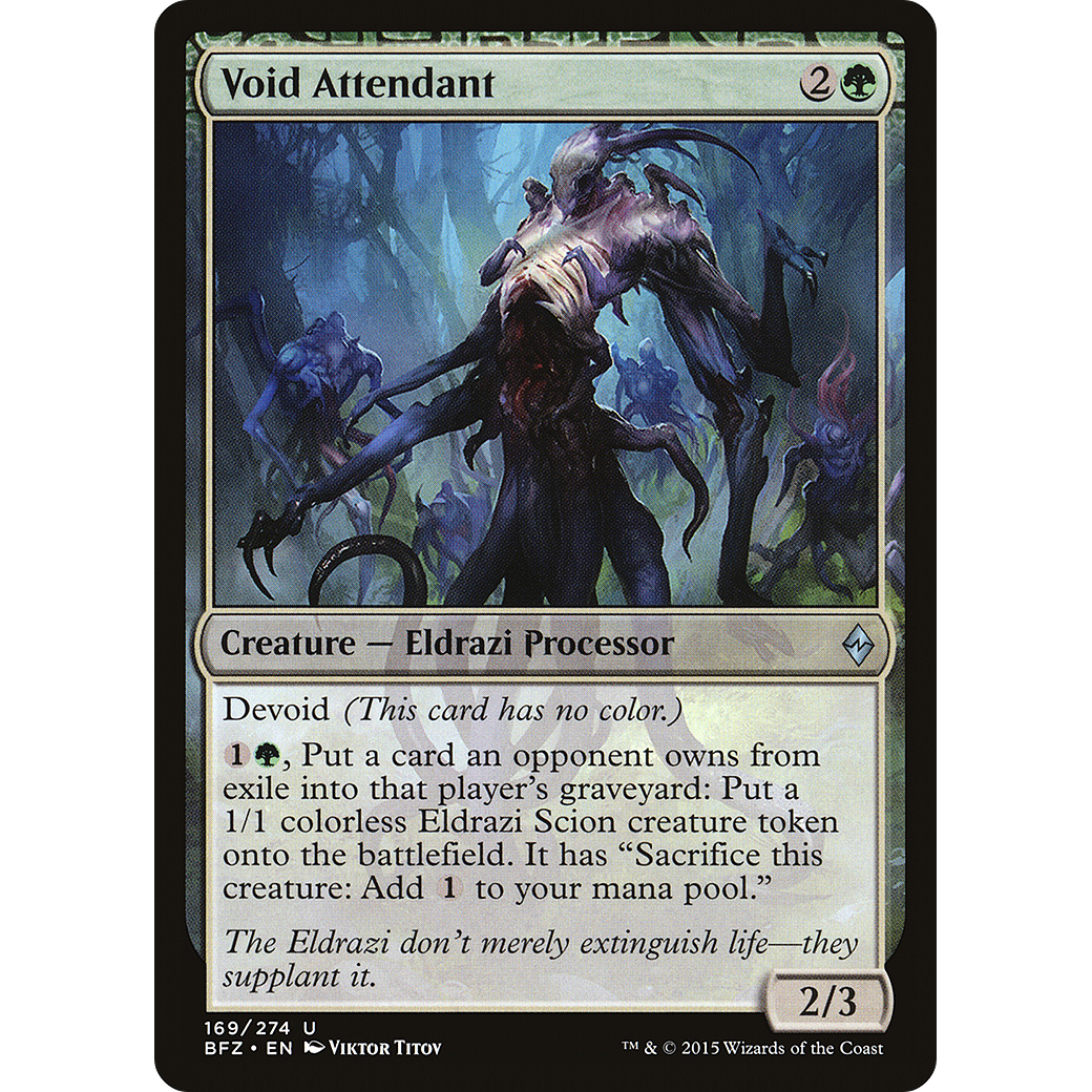 Void Attendant (BFZ-169) - Battle for Zendikar: (devoid)