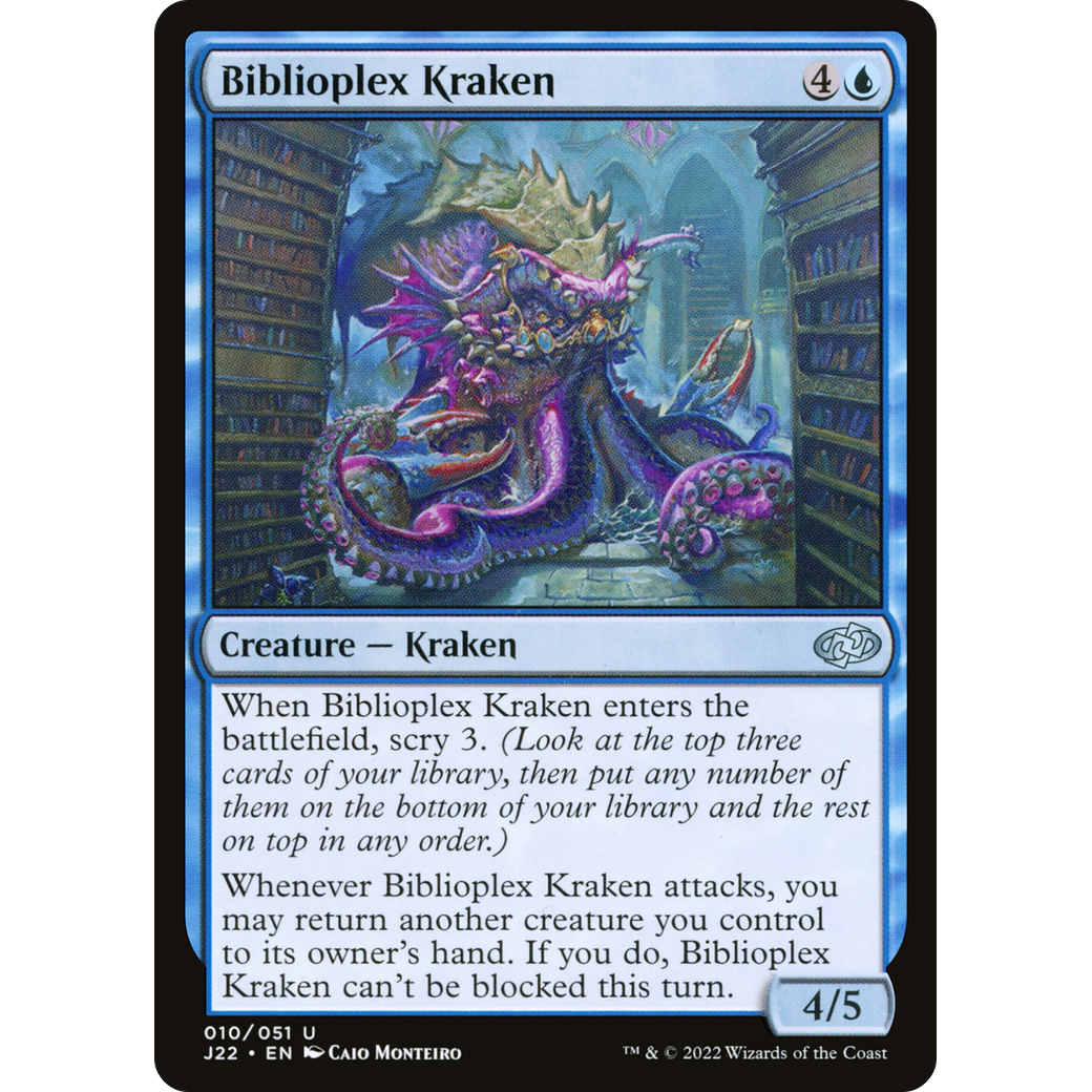 Biblioplex Kraken (J22-010) - Jumpstart 2022