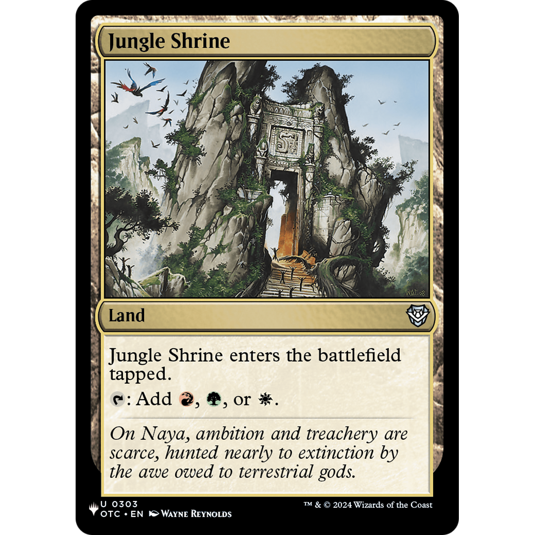 Jungle Shrine (OTC) (LIST-303) - The List